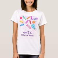Snoep Land Sweets Zwangerschap Moeder om T-shirt t