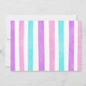 Snoep land Verjaardag Foto Uitnodiging (Achterkant)