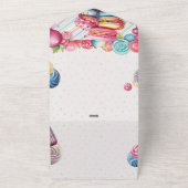 Snoep Land Verjaardagsfeest Uitnodiging Tearaway R (Buitenkant)