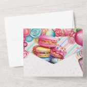 Snoep Land Verjaardagsfeest Uitnodiging Tearaway R (Achterkant)