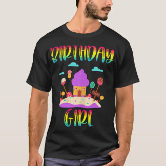 Snoep Land Verjaardagsfeestje IJsje Cupcake Sweet T-shirt