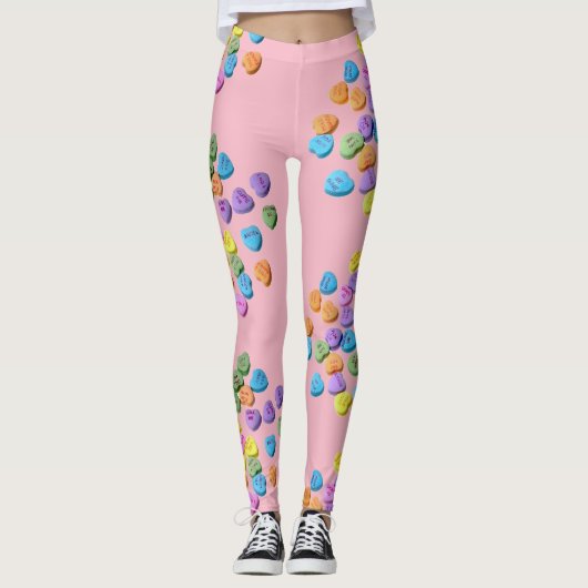 Snoep Leggings Valentijnsdag Cute (Voorkant)
