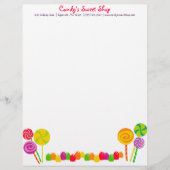 Snoep Letterhead Briefhoofd Ontwerp (Voorkant)