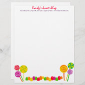 Snoep Letterhead Briefhoofd Ontwerp (Voorkant / Achterkant)