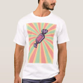 Snoep Lollie Mannen T-shirt (Voorkant)