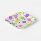 Snoep Lollipop Sweet Celebration Papieren Bordje (Gebogen)