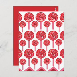 Snoep Lollipop Sweet Snoep Lollipop Party Briefkaart