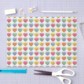 Snoep Love Hearts Romantic Wordpatroon Tissuepapier (Craft)