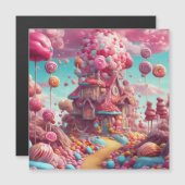 Snoep Magnetische Uitnodiging (Voorkant / Achterkant)