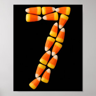 Snoep Mais 7 Halloween 67 Grappig Humor Poster