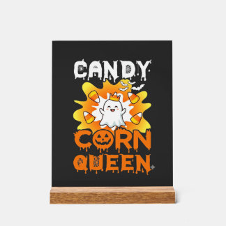 Snoep Mais Koningin Halloween Geest Vleermuizen Sp Acryl Bord