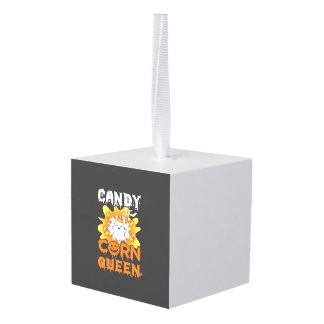 Snoep Mais Koningin Halloween Geest Vleermuizen Sp Kubus Ornament