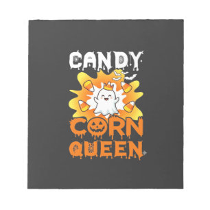 Snoep Mais Koningin Halloween Geest Vleermuizen Sp Notitieblok