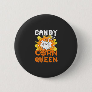Snoep Mais Koningin Halloween Geest Vleermuizen Sp Ronde Button 5,7 Cm