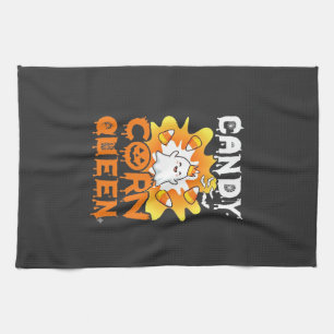 Snoep Mais Koningin Halloween Geest Vleermuizen Sp Theedoek