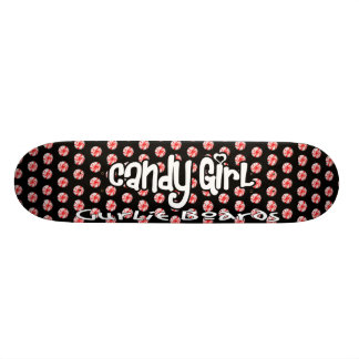 Snoep meisje skateboard