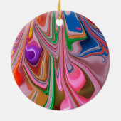 Snoep Melt Keramisch Ornament (Achterkant)