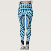 Snoep met blauwe en zwarte ogen leggings (Voorkant)