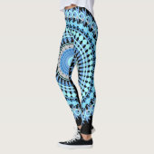 Snoep met blauwe en zwarte ogen leggings (Links)