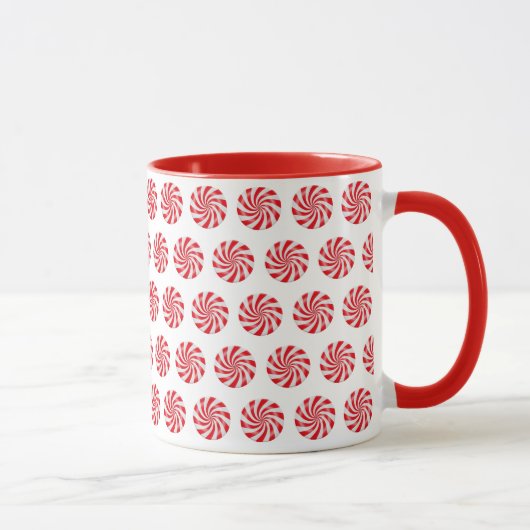 Snoep met harde peppermint, ontwerp-koffie-Mok Mok (Rechts)