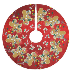 Snoep met kerstgebak kerstboom rok