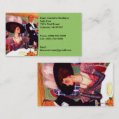 Snoep  Modes Costumes Visitekaartje (Voorkant / Achterkant)