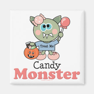 Snoep Monster Halloween Magnet Magneet