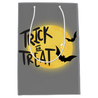 Snoep of een grap halloween medium cadeauzakje