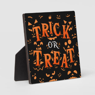 Snoep of een Leven Plaques Voor Halloween Kamerdec Fotoplaat
