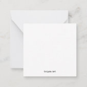 Snoep of ik boei notitiekaartje (Achterkant)