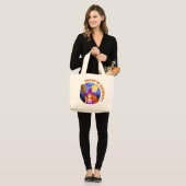 Snoep of niets grote tote bag (Voorkant (model))