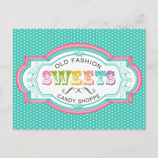  Snoep Parlor Briefkaart (Voorkant)