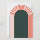 Snoep pastelroze stripe regenboog 1 foto Kerstmis Kaart (Achterkant)