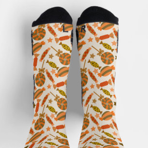 Snoep patroon   Lolbuispatroon   lollipop 54 Canv Sokken