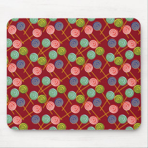 Snoep patroon Lolbuispatroon lolly 10 Muismat