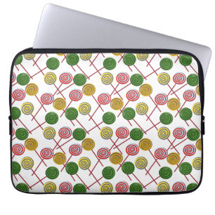 Snoep patroon Lolbuispatroon lolly 24 Laptop Sleeve
