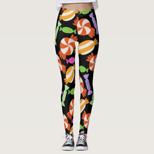 Snoep patroon | Lolbuispatroon | lolly 59 Leggings (Voorkant)