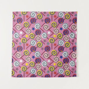 Snoep patroon Lolbuispatroon lolly 7 Wandkleed
