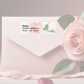 Snoep Pink Rose Etiket