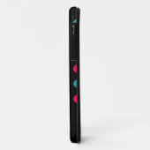 Snoep Polka Dot Aangepaste naam Blauw Case-Mate iPhone Case (Achterkant/links)