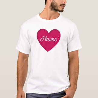 Snoep Red Heart J'taime White T-Shirt S M L XL 1X