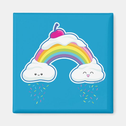 Snoep regenboog magneet (Voorkant)