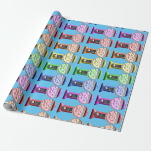Snoep regenboogpatronen cadeaupapier
