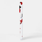 Snoep rode en zwarte Dracula geïnspireerd Hallowee iPhone Hoesje (Linkerkant)