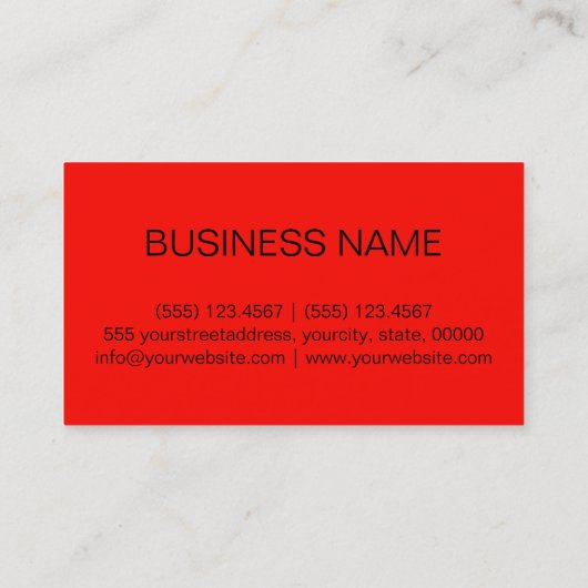 Snoep rode kleur achtergrond appel visitekaartje (Achterkant)