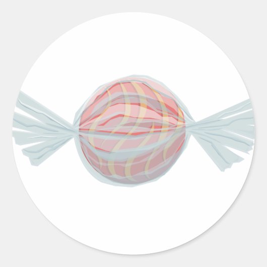 Snoep Ronde Sticker (Voorkant)