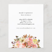 Snoep Roze en geel Vrijgezellenfeest Flyer (Achterkant)