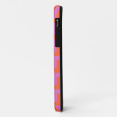 Snoep Roze, heldere Oranje Chevrons Case-Mate iPhone Case (Achterkant/links)