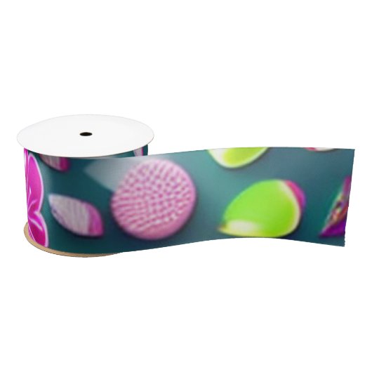 Snoep Roze witte meervoudige snoepjes Lint (Spoel)