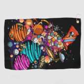 Snoep ruimte golfhanddoek (Horizontaal)